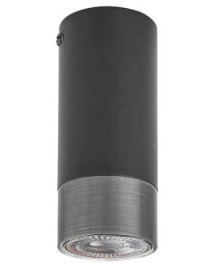 Rabalux Plafonjera Zircon GU10 1X MAX 5W mat crno (5074) - 5074