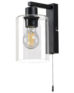 Rabalux Zidna lampa Miroslaw E27 1x MAX 40W mat crno (5077) - 5077