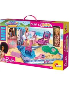 BARBIE Set Surf And Sand sa lutkom i magicnim peskom Lisciani 91966 - 50835