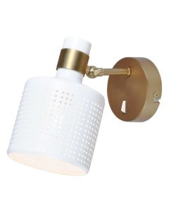 RABALUX Zidna lampa Alberta zlatna E27 9W - 5089