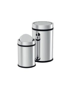 GEPARD Kanta za smeće klip-klap 5L inox