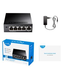 CUDY GS105 metalni GS105D 5-Port Gbit Desktop Switch - 43575