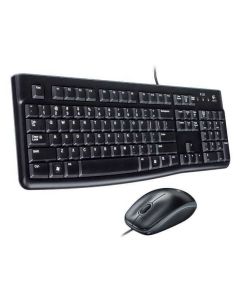 LOGITECH Žična tastatura i miš MK120 US, crni - 5099206020665