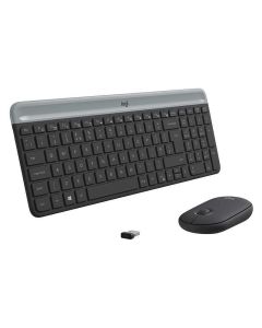 LOGITECH Bežična tastatura i miš MK470 Slim YU, tamno sivi - TAS00886