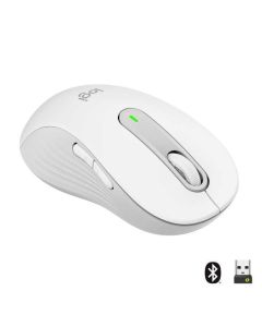 LOGITECH Bežični miš M650 L za levoruke, beli - 5099206097216