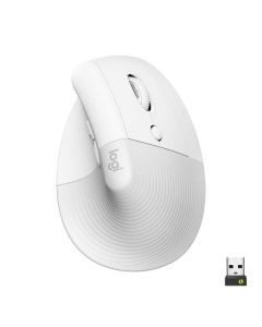LOGITECH Lift miš vertikalni, beli - 5099206099845