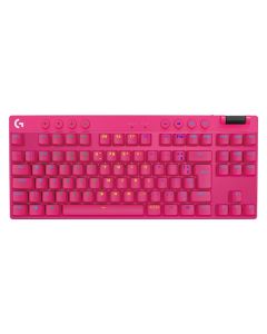 LOGITECH G PRO X TKL Lightspeed Gaming Keyboard, Pink, US, BT Tactile