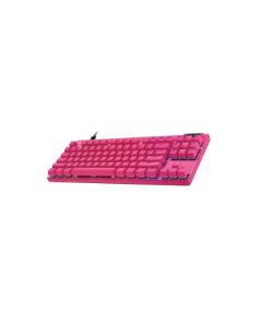 LOGITECH G PRO X TKL Rapid Gaming Keyboard, Pink, US