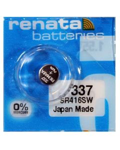 RENATA Baterija 337 1,55V Srebro oksid, 1kom - 43617