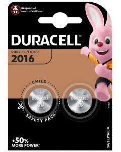 DURACELL Baterija LM CR2016 Lithium 3V, 2 kom (cena po komadu) - 43660