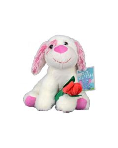 DIZI TOYS PLISANA IGRACKA 20CM PAS SA CVETOM, 0+