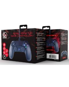 GEMBIRD JPD-PS4U-01 USB 2.0 analog vibration gamepad, PlayStation 4 / PC - 43694