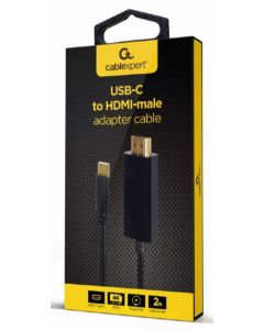 GEMBIRD A-CM-HDMIM-01 USB-C male to HDMI-male adapter - 43679