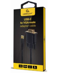 GEMBIRD A-CM-VGAM-01 USB-C to VGA-M adapter - 43681