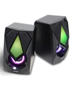 MICROLAB B-25 Stereo zvucnici black, 6W RMS (2 x 3W), USB power, 3,5mm RGB