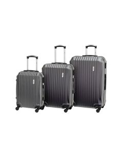 ENOVA SEVILLA set kofera 3/1 - tamno siva