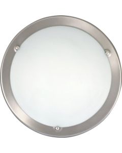 Rabalux Plafonjera Ufo E27 2x MAX 60W brušeni hrom (5151) - 5151