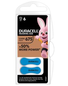 DURACELL Baterija Hearing Aid 675 1,45V, za slusni aparat, 6 kom (cena po komadu) - 43837