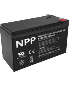 NPP NP12V-9Ah, AGM BATTERY, C20=9AH - 43870