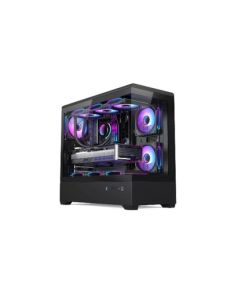 STARS SOLUTIONS Gaming Kuciste Stars Solution S04 Crno, Tempered Glass 3x12cm Argb