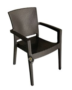 MOBILYA Stolica ratan braon 517 - 517