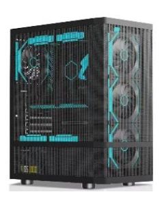 STARS SOLUTIONS Gaming Kuciste Stars Solution B01 Crno, Metal Mesh, 4x 12cm ARGB