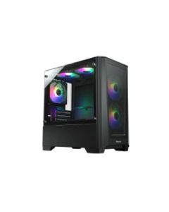 STARS SOLUTIONS Gaming Kuciste Stars Solution A04 Crno, Tempered Glass, 3x 14cm ARGB