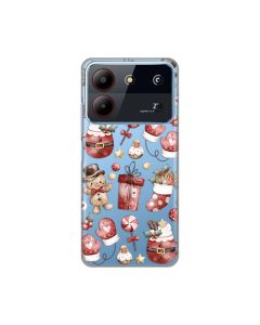 Maska za ZTE Blade A54 Cozy Christmas Silikonska Print Skin