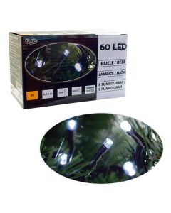 Novogodišnje lampice 60 Led bele, 8 funkcija - 52-110000