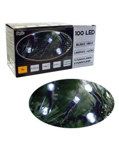 Novogodišnje lampice 100 Led bele, 8 funkcija - 52-116000