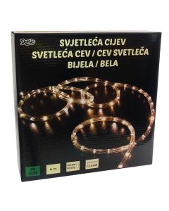 Novogodišnje svetleće crevo, belo LED - 52-220000