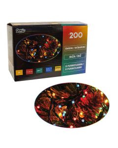 Novogodišnje lampice multikolor 200L, 8 funkcija