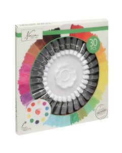 ART SENSATION Akrilne Boje - 30x12ml + paleta - 52039