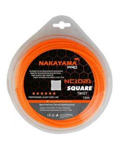 NAKAYAMA PRO Najlonske niti za trimer SQUARE TWIST 15m x 2.4mm - NC1021