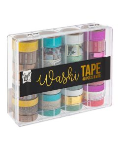 CRAFT SENSATION Ukrasna Traka - 3m - 40 komada - 4 vrste - 52158