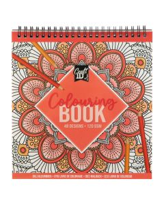 Grafix Bojanka za odrasle Crvena