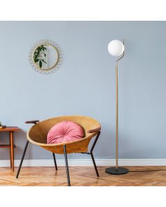 OPVIQ Podna lampa Tulip 13816, zlatna/bela