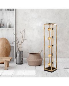 OPVIQ Podna lampa Kafes 13745, zlatna