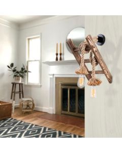 OPVIQ Zidna lampa Erebos 120-A, braon