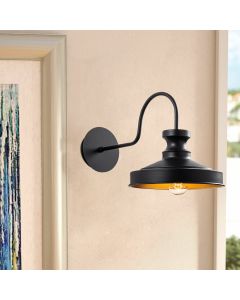 OPVIQ Zidna lampa Berceste 182BLACK-A, crna/zlatna