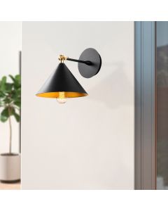 OPVIQ Zidna lampa Berceste 185BLACK-A, crna/zlatna