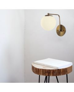 OPVIQ Zidna lampa Daisy 146-A, zlatna/bela