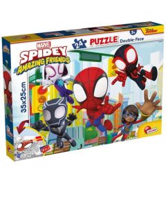 LISCIANI Puzzle Marvel Spidey Amazing Friend 2u1 složi I oboji - 24 dela - 52226