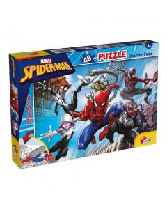 LISCIANI Puzzle Marvel Spiderman 2u1 složi I oboji -48 delova - 52228