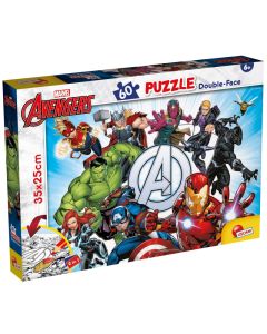 LISCIANI Puzzle Marvel Avengers 2u1 složi I oboji - 60 delova - 52229
