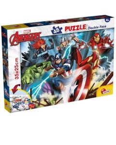 LISCIANI Puzzle Marvel Avengers 2u1 složi I oboji -48 dela - 52236
