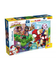 LISCIANI Puzzle Maxi Marvel Spidey 2u1 složi I oboji -24 dela - 52238