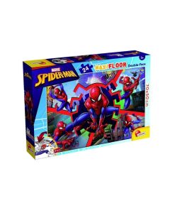 LISCIANI Puzzle Maxi Marvel Spiderman 2u1 složi I oboji - 24 dela - 52239