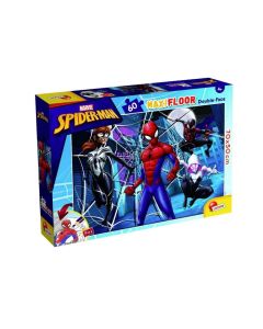 LISCIANI Puzzle Maxi Marvel Spiderman 2u1 složi I oboji -60 delova - 52240
