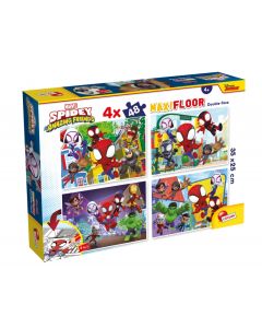LISCIANI Puzzle Maxi Marvel Spidey 2u1 složi I oboji - 4x48 - 52245